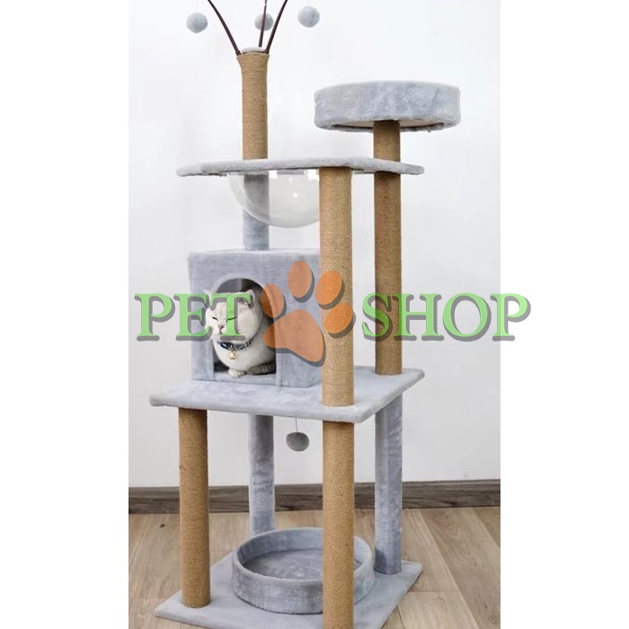 <p><strong>Привлекательная и&nbsp;интересная когтеточка которая способна удолетворить натуральные потребности каждой кошки, 155*50&nbsp;см. Цвет: Серый</strong></p>