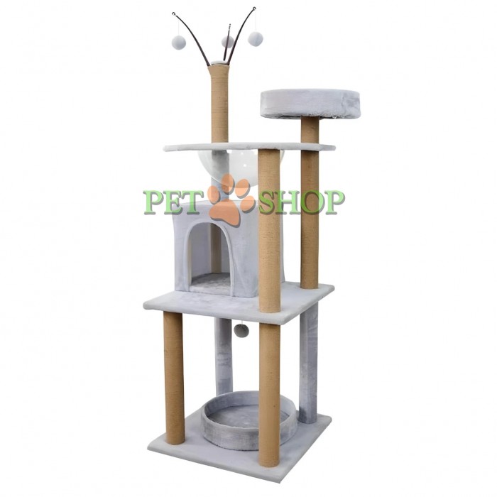 <p><strong>Привлекательная и&nbsp;интересная когтеточка которая способна удолетворить натуральные потребности каждой кошки, 155*50&nbsp;см. Цвет: Серый</strong></p>