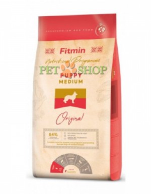 <p><strong>Fitmin Medium Puppy – Hrana calitate super-premium, cu un conținut ridicat de carne și ouă pentru catei de rasele mijlocii cu vârsta între 2-12 luni și cățelele gestante sau care alăptează.</strong></p>