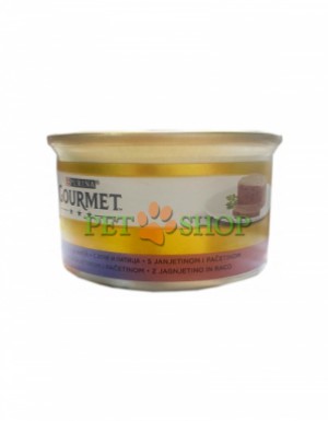 <p><strong>Gourmet Gold 85 gr pateu cu miel și rață pentru pisici</strong></p>