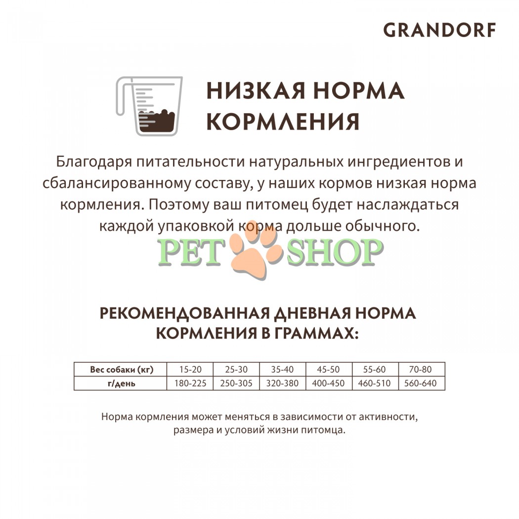 <p><strong>Grandorf Dog Lamb & Turkey Adult Maxi&nbsp;-&nbsp;Ягненок и индейка. Для взрослых собак крупных пород с нормальной активностью, чувствительным пищеварением или склонностью к аллергии.</strong></p>