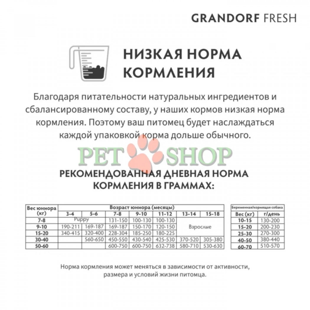 <p><strong>GRANDORF Fresh Lamb Junior Medium, Maxi - </strong>hrană fără cereale cu probiotice vii. Pentru juniori de rase medii și mari începând cu vârsta de 4 luni, precum și pentru cățele gestante și lactante.</p>