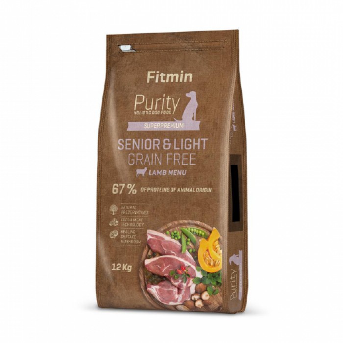 <p><strong>Fitmin dog Purity&nbsp;GF&nbsp;Senior&Light Lamb&nbsp;-&nbsp;Prezentați c&acirc;inelui dvs. o experiență culinară sub forma unui meniu de miel.</strong></p>