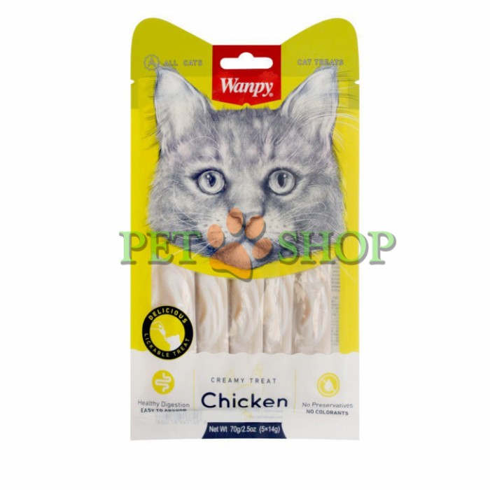 <p><strong>Creamy Snack cu carne de pui&nbsp;pentru pisici adulte și pisoi de peste 3 luni, 14 grame - 1 plic&nbsp;</strong></p>