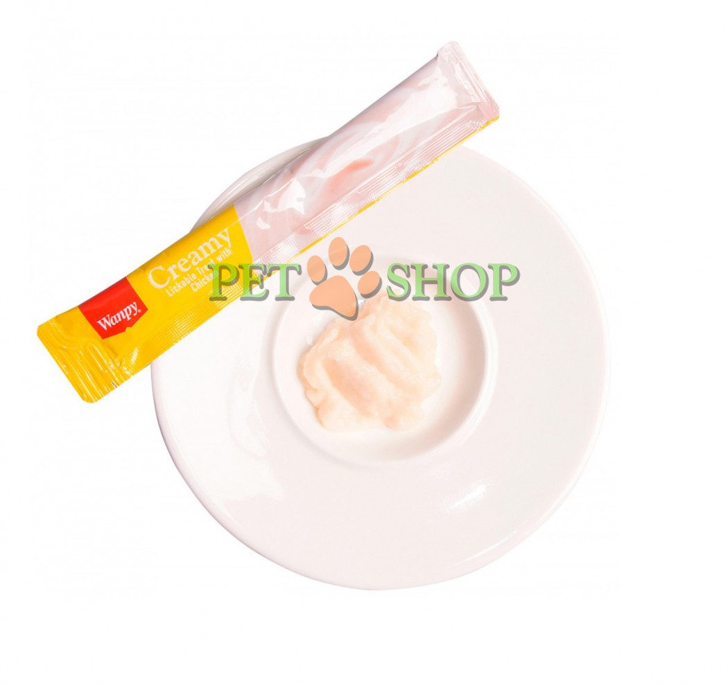 <p><strong>Creamy Snack cu carne de pui&nbsp;pentru pisici adulte și pisoi de peste 3 luni, 14 grame - 1 plic&nbsp;</strong></p>