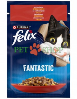 <p><strong>Консервы для кошек Purina Felix Аппетитные кусочки, говядина, пауч, 85 гр</strong></p>