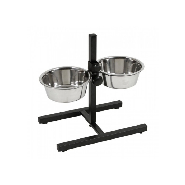 <p><strong>Регулируемая стойка с двумя мисками, хром 2,8 л</strong></p>