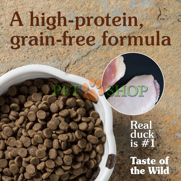 <p><strong>Полнорационная беззерновая формула на основе мяса утки с добавлением запеченного перепела для взрослых собак всех пород, ведущих активный образ жизни.&nbsp;Страна-производитель-США.</strong></p>