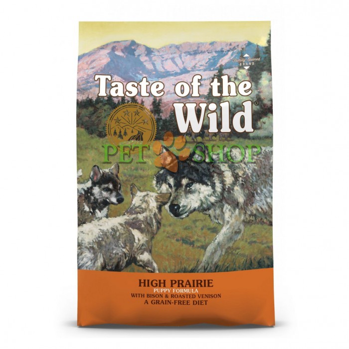 <p><strong>Полнорационная беззерновая формула с мясом бизона и запеченной косулей для щенков всех пород, а также для беременных и кормящих самок.&nbsp;Страна-производитель-США.</strong></p>