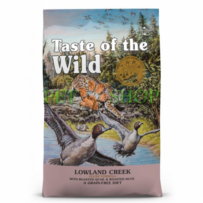 <p><strong>Полнорационная беззерновая формула с уткой и жареным перепелом для кошек всех возрастов.</strong></p>