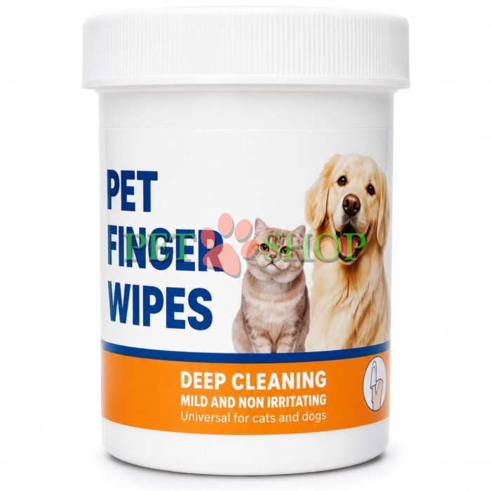 <p><strong>Pet Finger Wipes&nbsp;влажные салфетки-напальчники для ухода за зубами собак и кошек, 50 шт</strong></p>