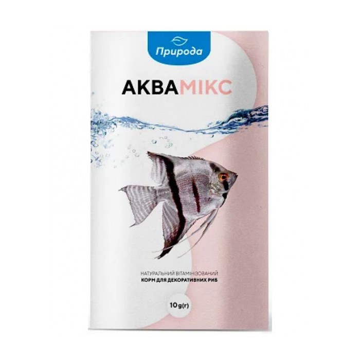 <p>Природа Аквамикс - витаминизированный корм с растительными добавками, 10 гр</p>