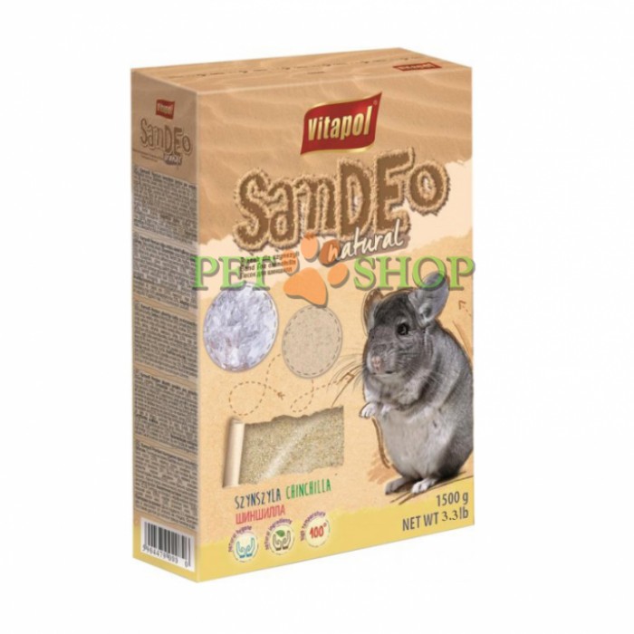 <p>Vitapol Nisip pentru chinchilla&nbsp;1,5 Kg</p>